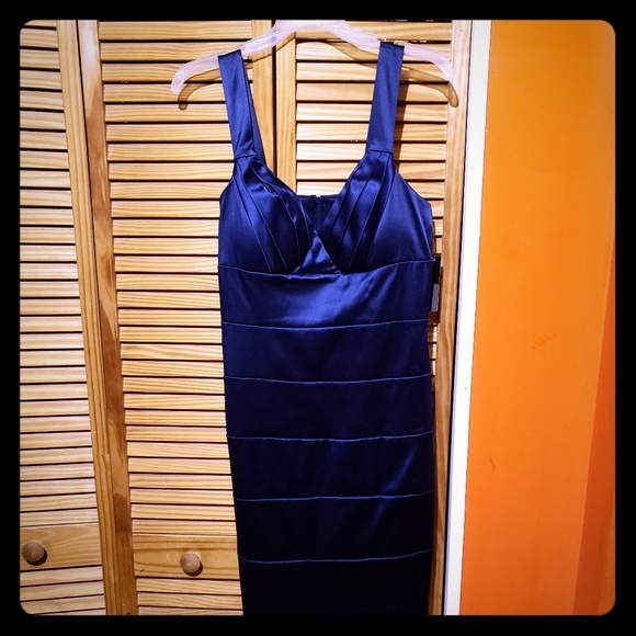Royal Blue Strappy Dress - Picture 1 of 4